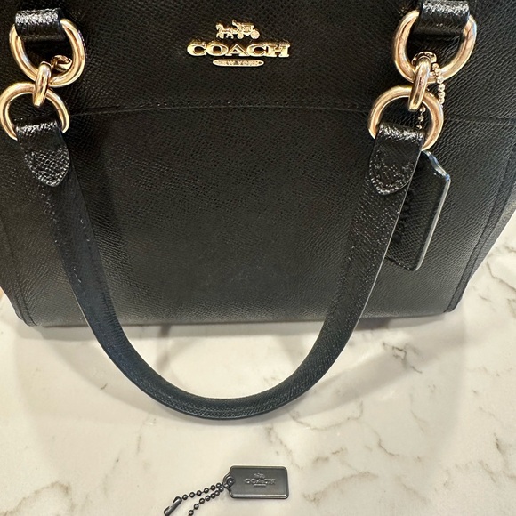 Coach Medium Purse Black Satchel - Picture 11 of 11